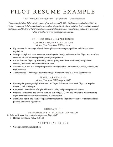Pilot resume examples. Things To Know About Pilot resume examples. 